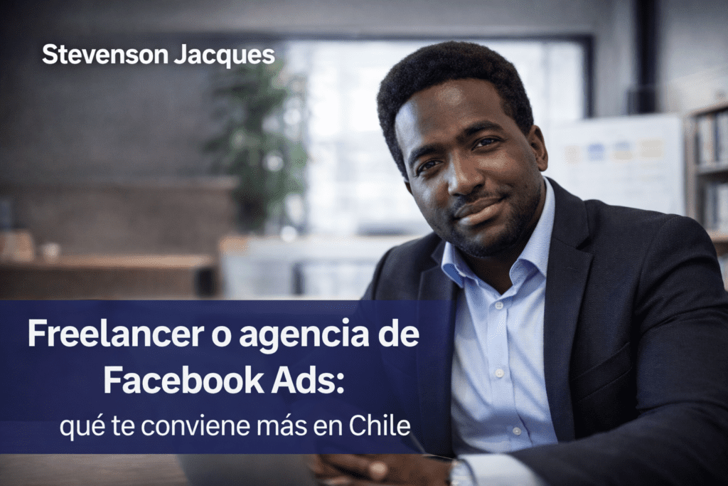 Stevenson Jacques en portada de artículo sobre freelancer o agencia de Facebook Ads para empresas en Chile